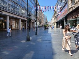 Pusta Knez Mihailova tokom toplotnog talasa