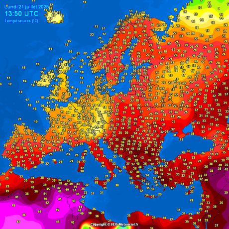 Trenutne temperature vazduha Trenutne temperature vazduha