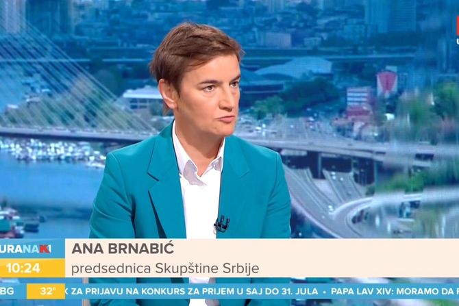 Ana Brnabić, gostovanje, K1 Ana Brnabić, gostovanje, K1