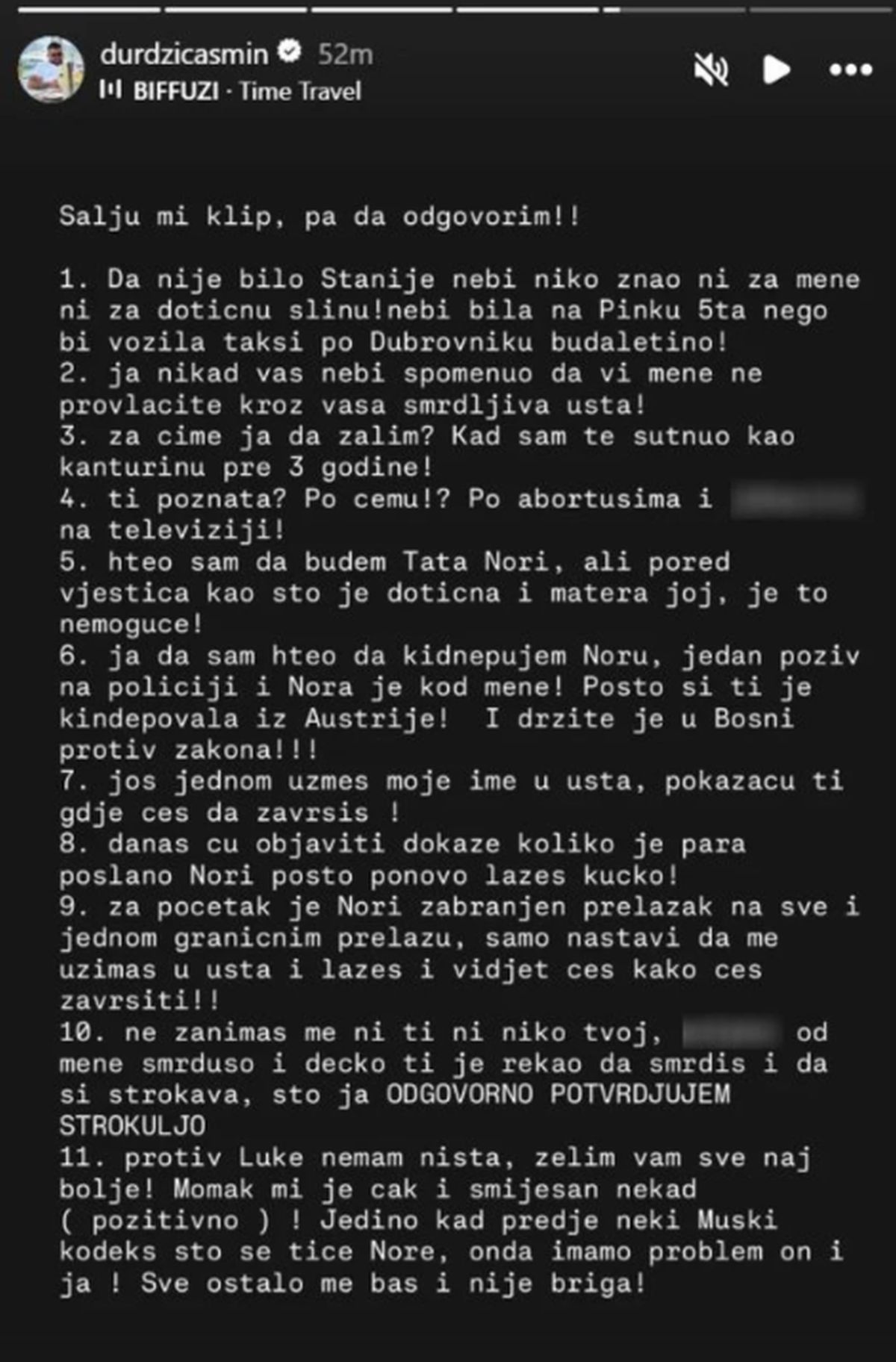 "Uputim li jedan poziv..." Asmin potkačio opet Aneli: Alibaba javno uputio upozorenje "Videćeš kako ćeš..."