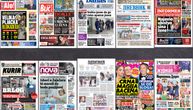 NASLOVNE STRANE SUTRAŠNJIH NOVINA: Prelistavanje štampe za sredu, 23. jul 2025. godine