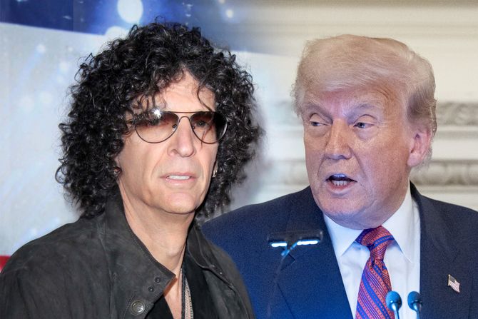 Howard Stern i Donald Tramp Howard Stern i Donald Tramp