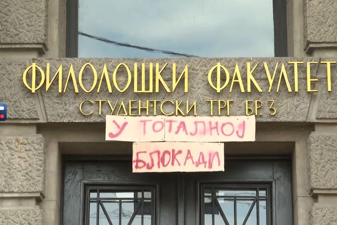 Protest Filološki fakultet Protest Filološki fakultet