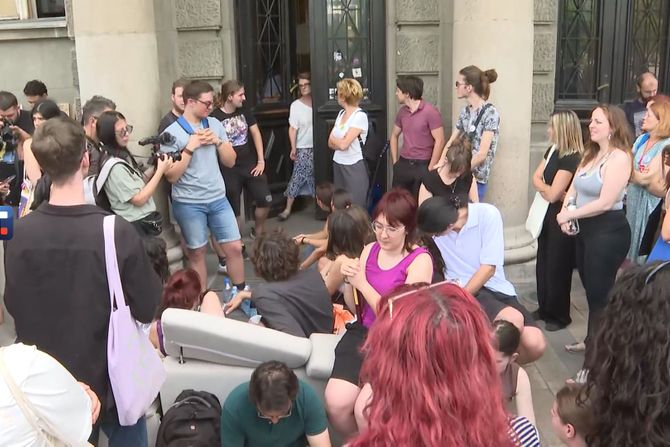 Protest Filološki fakultet Protest Filološki fakultet