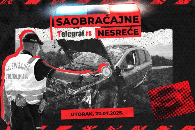Saobraćajne nesreće za 22. jul Saobraćajne nesreće za 22. jul