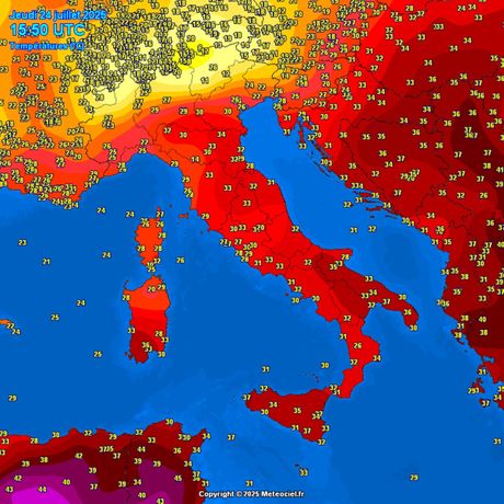 Temperature vazduha tokom popodneva Temperature vazduha tokom popodneva