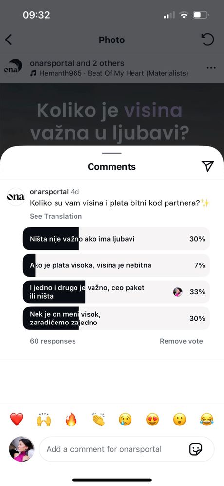 spoj iz snova, anketa spoj iz snova, anketa