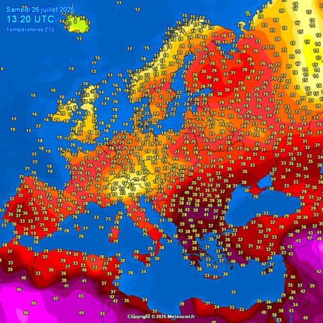 Trenutne temperature vazduha Trenutne temperature vazduha