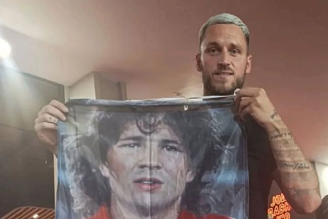 Siniša Mihajlović, Marko Arnautović Siniša Mihajlović, Marko Arnautović