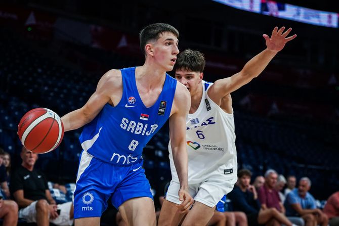 Eurobasket U18, Srbija - Grčka, mladi košarkaši Srbije Eurobasket U18, Srbija - Grčka, mladi košarkaši Srbije