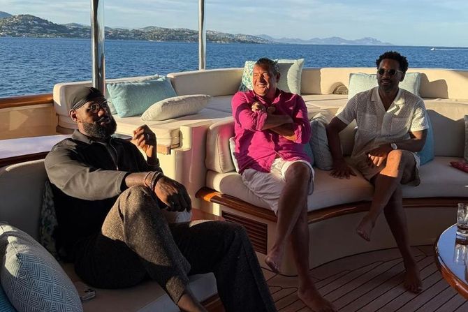 Miško Ražnatović i Lebron Džejms Miško Ražnatović i Lebron Džejms