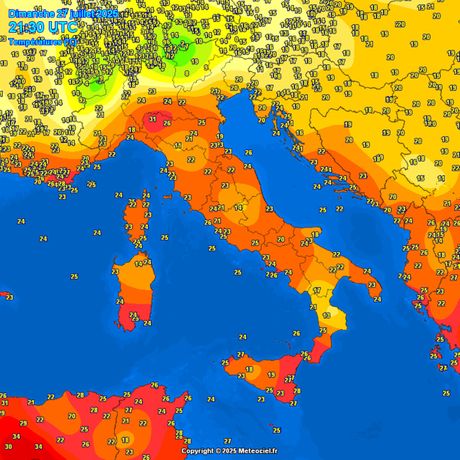 Trenutne temperature vazduha Trenutne temperature vazduha