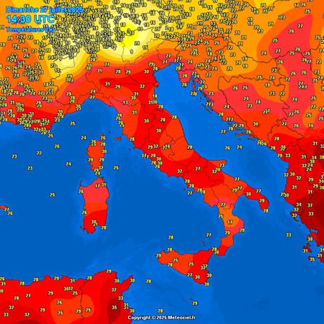 Trenutne temperature vazduha Trenutne temperature vazduha