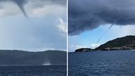 Vodena pijavica kao tornado iznad Jadranskog mora: "Kreće se između jahti, nije svejedno gledati"