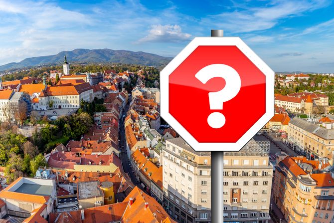 Zagreb saobraćajni znak Zagreb saobraćajni znak