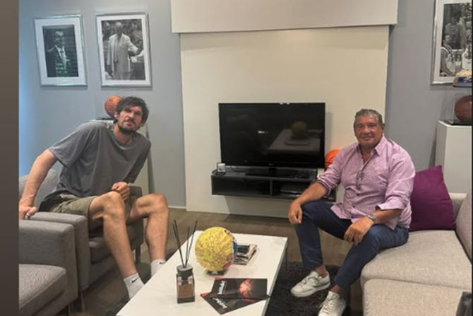 Boban Marjanović i Miško Ražnatović Boban Marjanović i Miško Ražnatović