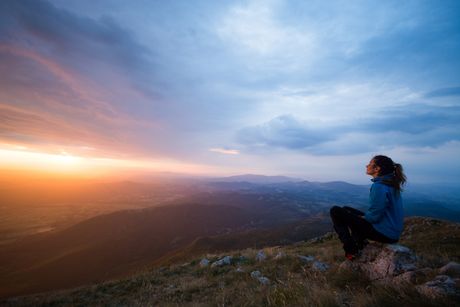 Rtanj, pešačenje, suton Rtanj, pešačenje, suton