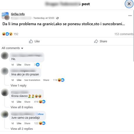 Objava, paradajz turisti