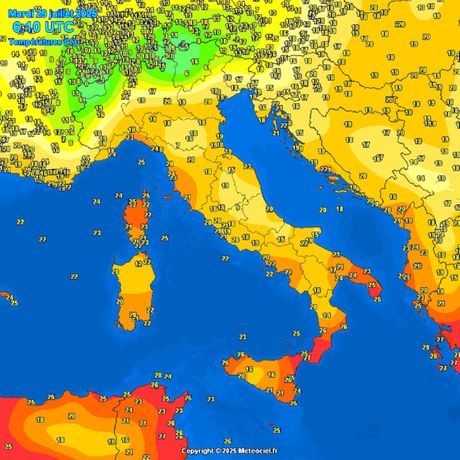 Trenutne temperature vazduha Trenutne temperature vazduha