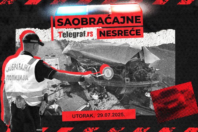 Saobraćajne nesreće za 29. jul Saobraćajne nesreće za 29. jul