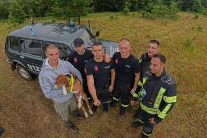 Vatrogasci spasili psa u Bijelom Polju