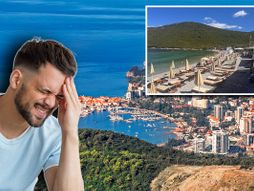 crna gora, covek, plaza