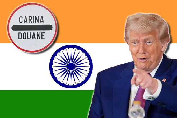 Donald Tramp, carine, Indija Donald Tramp, carine, Indija