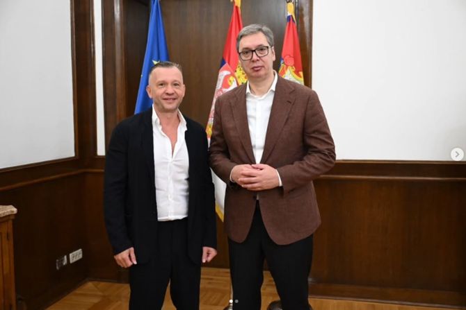 Aleksandar Vučić i Sergej Lomakin Aleksandar Vučić i Sergej Lomakin