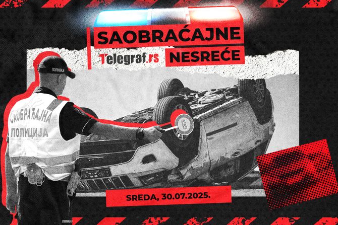 Saobraćajne nesreće za 30. jul