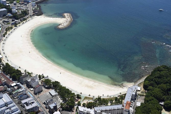Japan prazna plaža cunami zemljotres Japan prazna plaža cunami zemljotres
