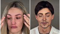 Neverovatna transformacija: Marina Mamić oživela lik Tošeta Proeskog uz pomoć šminke