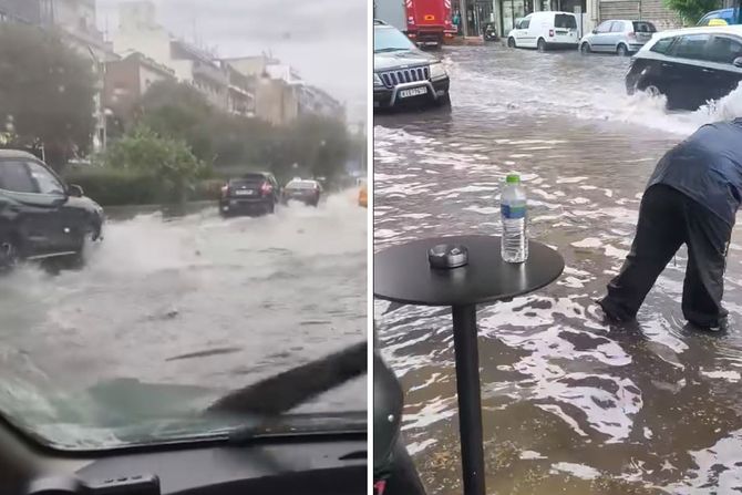 Grčka poplave Tesaloniki