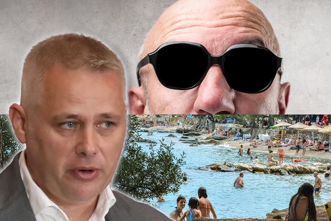 Igor Jurić Rovinj deca naočari sa kamerom plaža