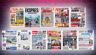 NASLOVNE STRANE SUTRAŠNJIH NOVINA: Prelistavanje štampe za petak, 1. avgust 2025. godine