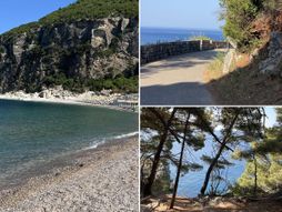 Crna Gora Budva primorje more plaža Perazića Fičer
