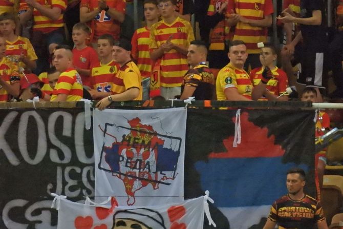 FK Jagelonija, FK Novi Pazar, navijači FK Jagelonija, FK Novi Pazar, navijači