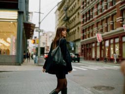 CHRIS EVANS, DAKOTA JOHNSON and PEDRO PASCAL in MATERIALISTS (2025