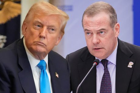 Donald Tramp, Dmitrij Medvedev Donald Tramp, Dmitrij Medvedev