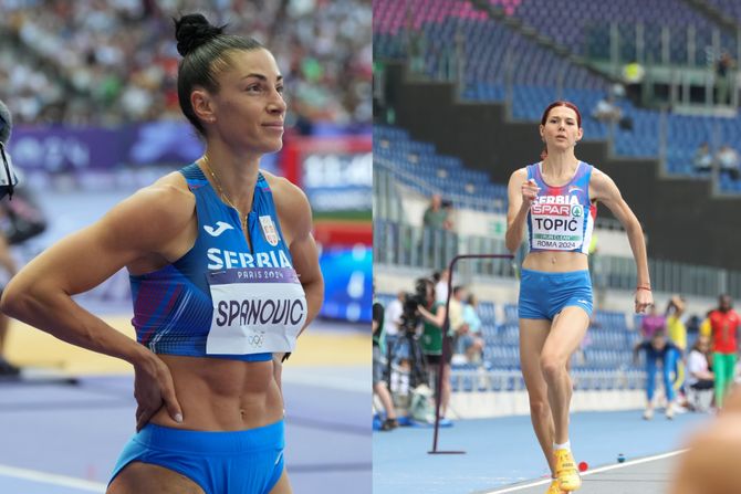 Ivana Španović i Angelina Topić Ivana Španović i Angelina Topić