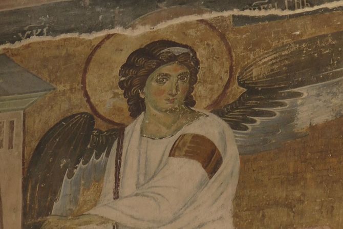 Beli anđeo, manastir Mileševa Beli anđeo, manastir Mileševa