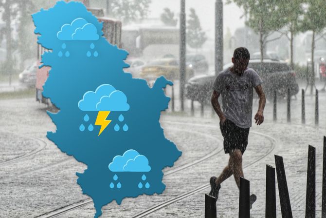 Srbija, kiša, nevreme, grmljavina