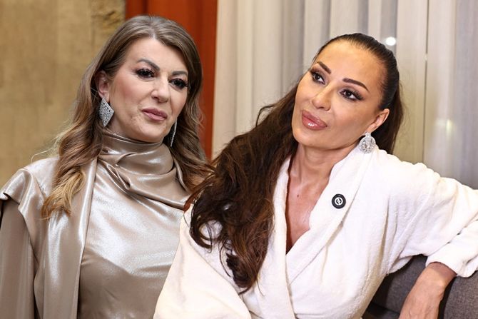 Viki Miljković i Ceca Ražnatović Viki Miljković i Ceca Ražnatović