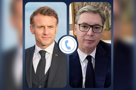 Aleksandar Vucic, Emanuel Makron