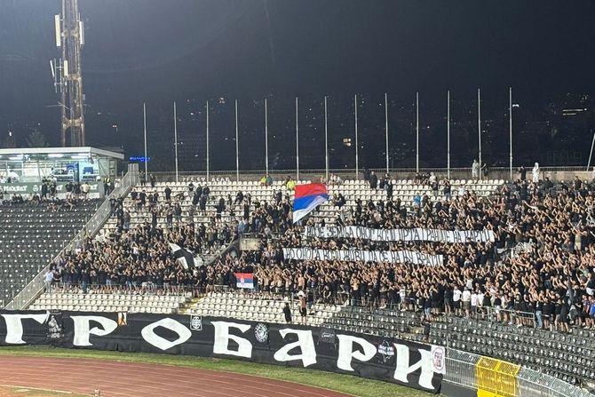 FK Partizan - FK Radnički Kragujevac, Grobari