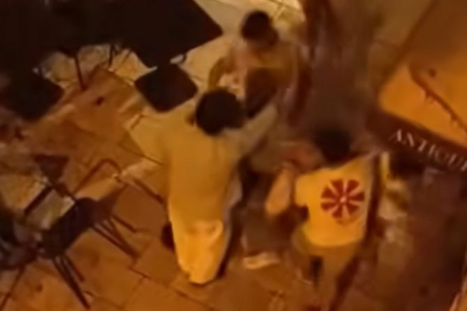 Napad, turisti, Split Napad, turisti, Split