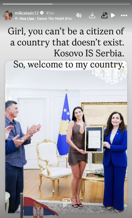 Milica Tasić, Dua Lipa Milica Tasić, Dua Lipa