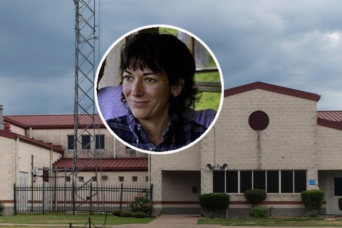 Ghislaine Maxwell Gislejn Maksvel, Federal Prison Camp, Bryan