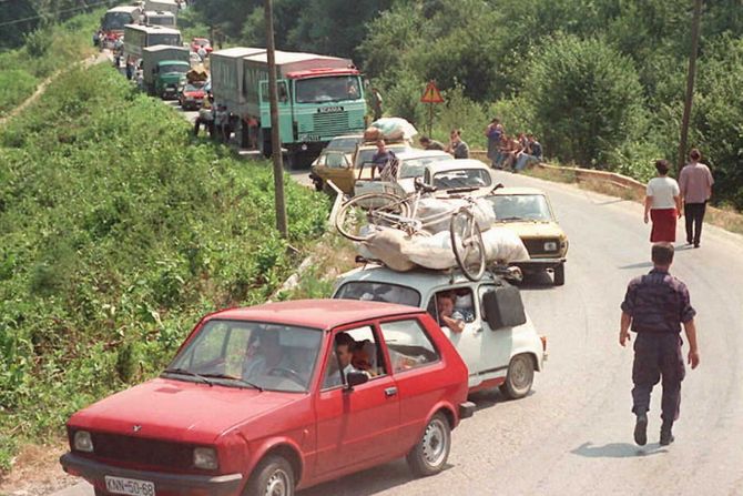 Izbeglice iz Knina 1995, Oluja