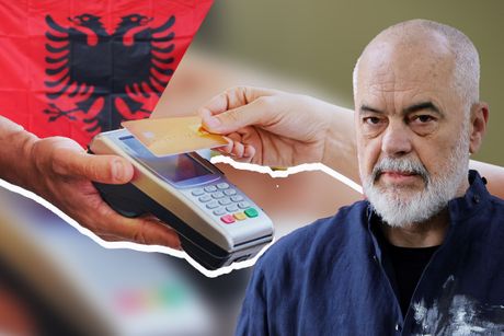 Edi Rama, Albanija, plaćanje karticama