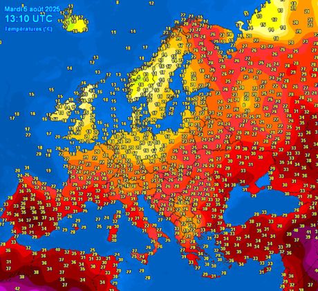 Trenutne temperature vazduha Trenutne temperature vazduha